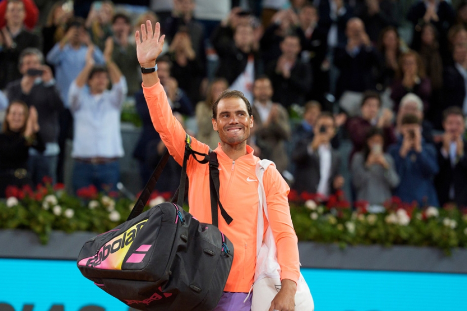 Nadal se despide de Madrid en una noche emotiva