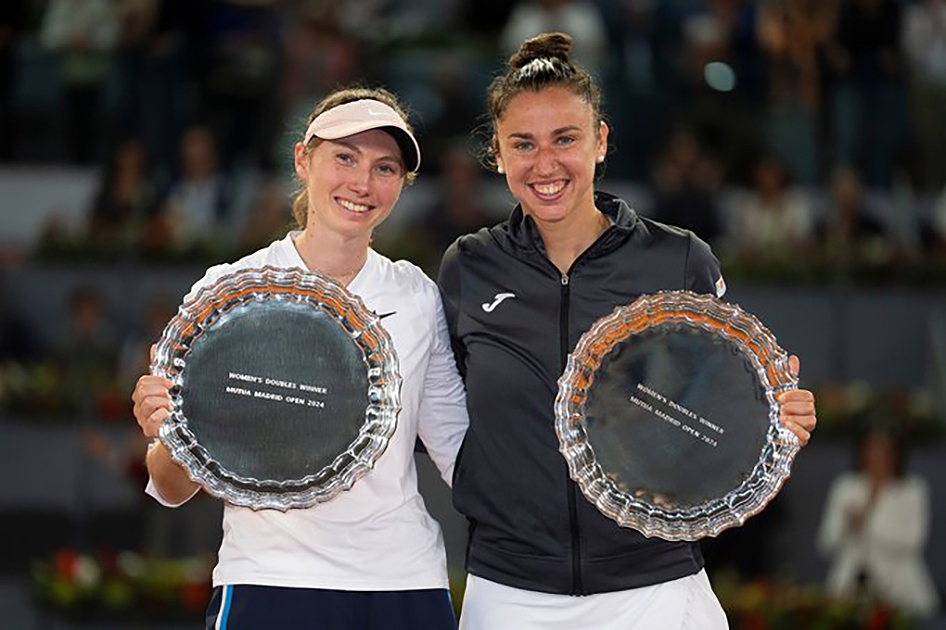 Sara Sorribes y Cristina Bucsa conquistan Madrid en su primer torneo juntas Sara Sorribes y Cristina Bucsa conquistan Madrid en su primer torneo juntas
