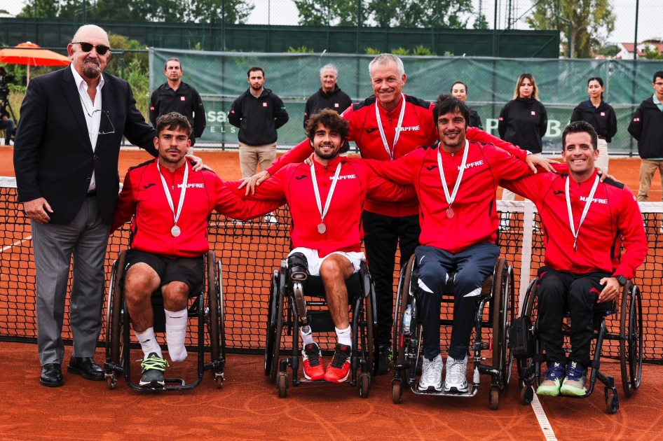 La Seleccin Espaola MAPFRE de Tenis en Silla se proclama Subcampeona del Mundo por tercera vez