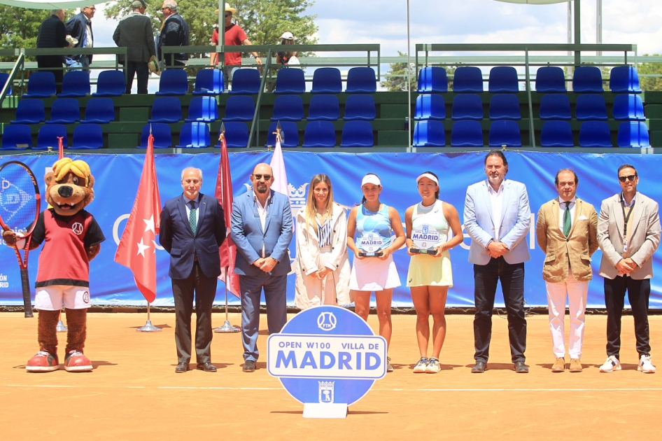 Leyre Romero se ve superada por la japonesa Uchijima en la final del W100 de Madrid