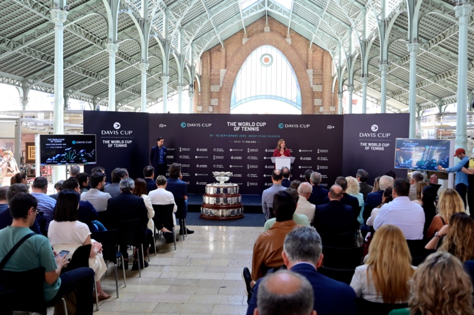 Valencia presenta la Fase de Grupos de las Finales de la Copa Davis en la que jugará España Valencia presenta la Fase de Grupos de las Finales de la Copa Davis en la que jugará España