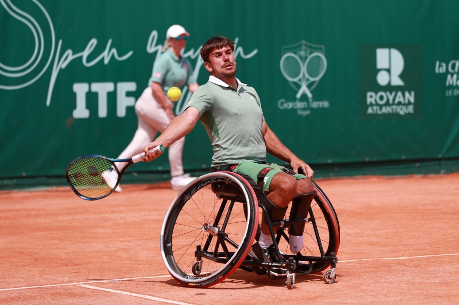 Martín de la Puente se exhibe en Royan antes de Roland Garros Martín de la Puente se exhibe en Royan antes de Roland Garros