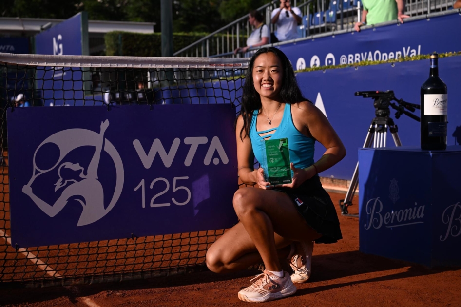 La estadounidense Ann Li da la sorpresa en el WTA 125 de Valencia