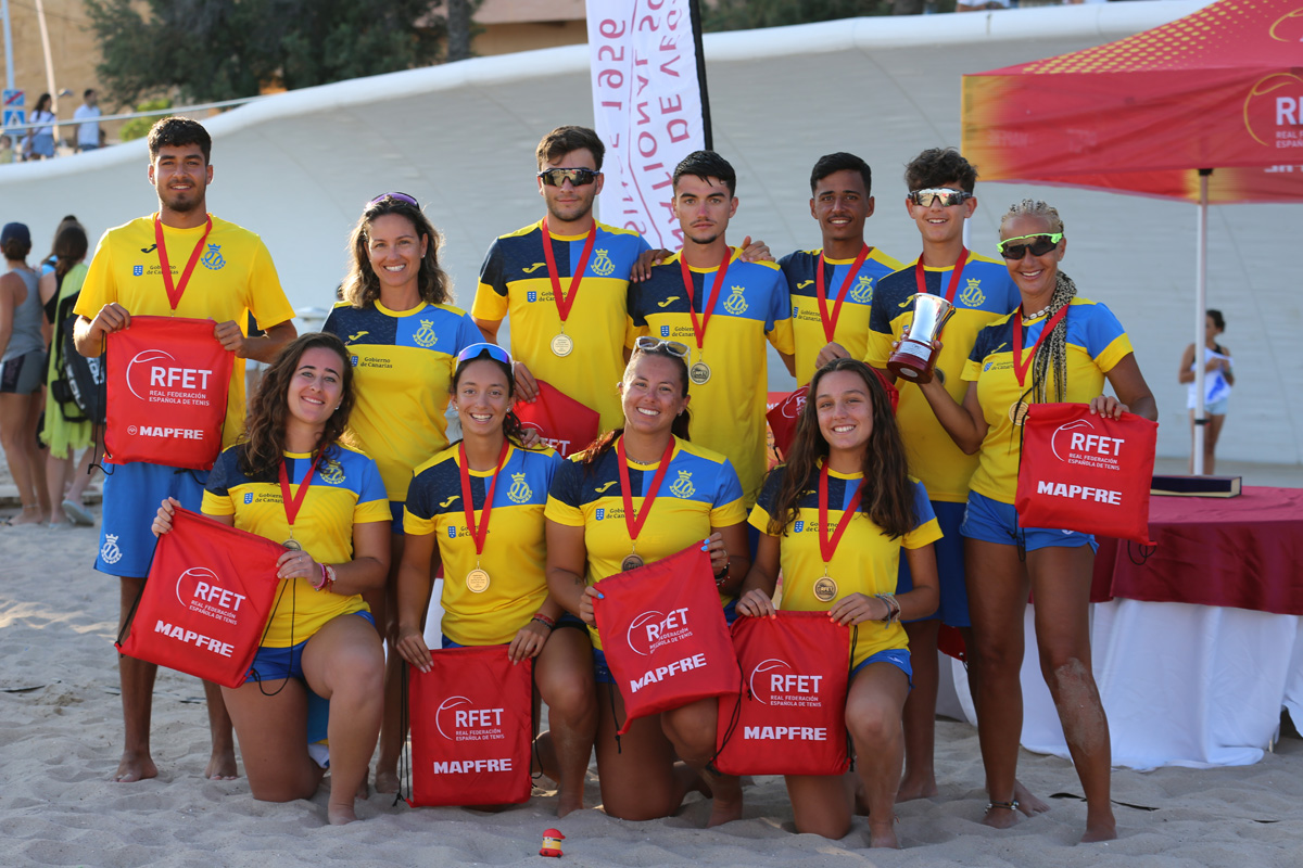 Canarias destrona a Cataluña en el Campeonato de España MAPFRE de Tenis Playa por CCAA Canarias destrona a Cataluña en el Campeonato de España MAPFRE de Tenis Playa por CCAA
