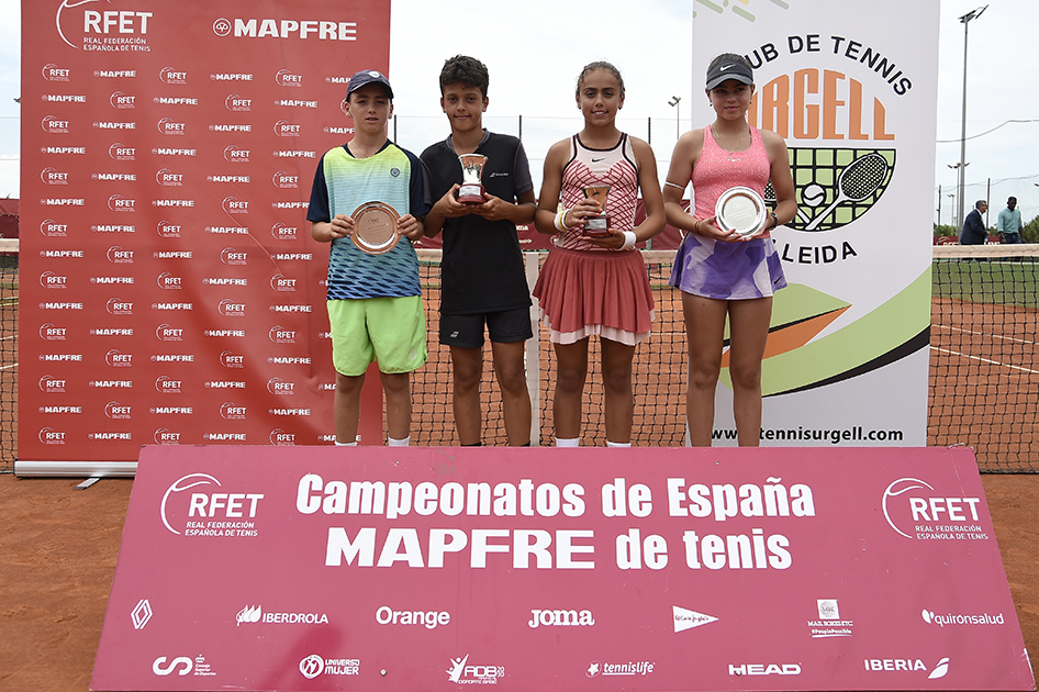 Edurne Tortajada y Daniel Martins se coronan en el Campeonato de España MAPFRE de Tenis Alevín en Lleida Edurne Tortajada y Daniel Martins se coronan en el Campeonato de España MAPFRE de Tenis Alevín en Lleida