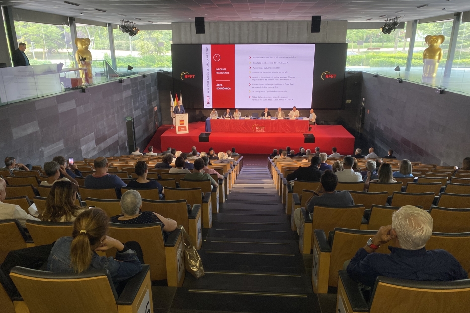 La Asamblea General Ordinaria de la RFET aprueba todos los puntos del orden del día por unanimidad La Asamblea General Ordinaria de la RFET aprueba todos los puntos del orden del día por unanimidad