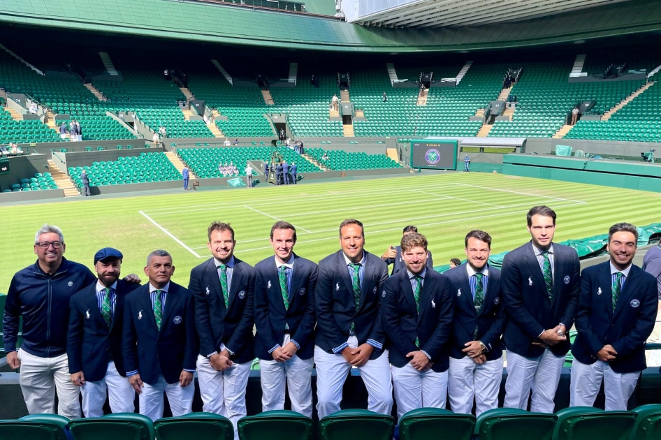 Árbitros españoles en Wimbledon Árbitros españoles en Wimbledon