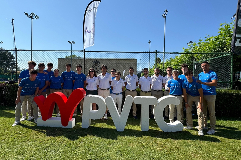 Equipo arbitral en el torneo internacional femenino ITF W100 de Vitoria-Gasteiz
