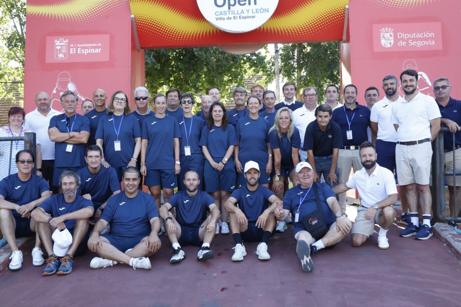 Equipo arbitral en el ATP Challenger de El Espinar Equipo arbitral en el ATP Challenger de El Espinar