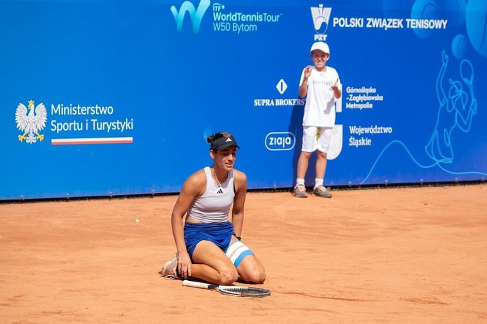 Lucía Cortez estrena su palmarés profesional ganando el W50 de Bytom Lucía Cortez estrena su palmarés profesional ganando el W50 de Bytom