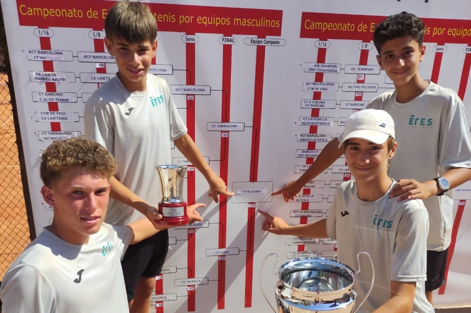 CT El Ejido y UE Tenispain hacen historia en el Campeonato de España MAPFRE Infantil CT El Ejido y UE Tenispain hacen historia en el Campeonato de España MAPFRE Infantil