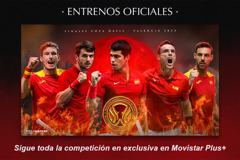 Los entrenos de España en Copa Davis, en directo en el canal de YouTube de la RFET Los entrenos de España en Copa Davis, en directo en el canal de YouTube de la RFET