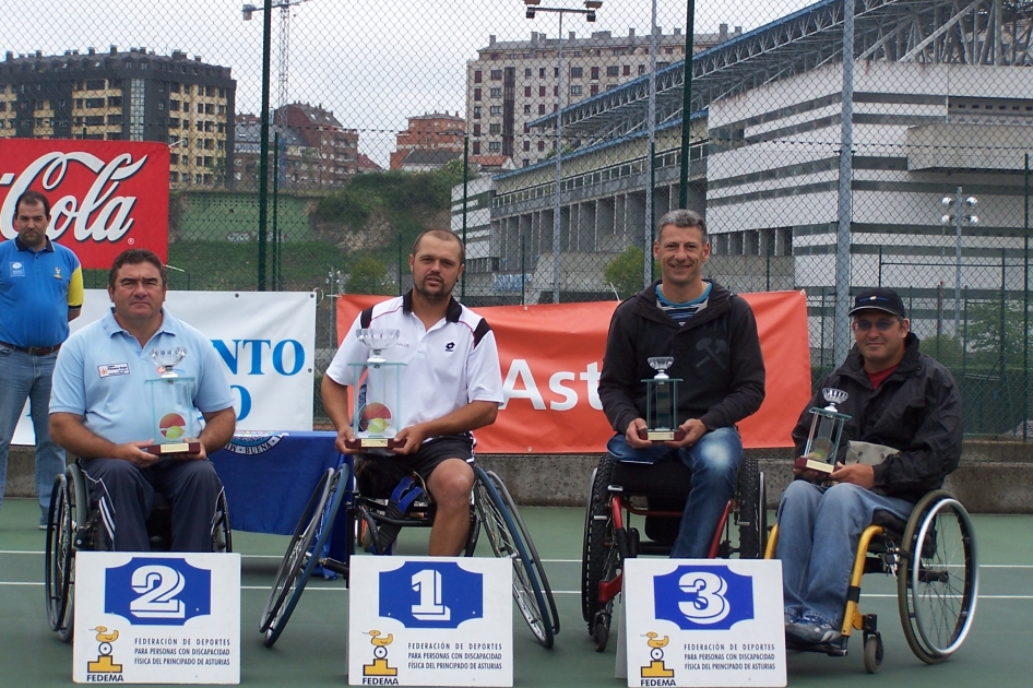 Nueva victoria para Martín Varela en el IX Open Ciudad de Oviedo de tenis en silla