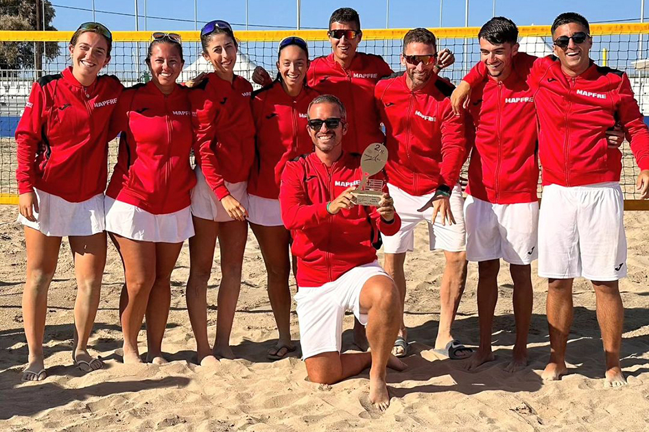 España acaba en segundo puesto por naciones en los Campeonatos de Europa de Tenis Playa España acaba en segundo puesto por naciones en los Campeonatos de Europa de Tenis Playa