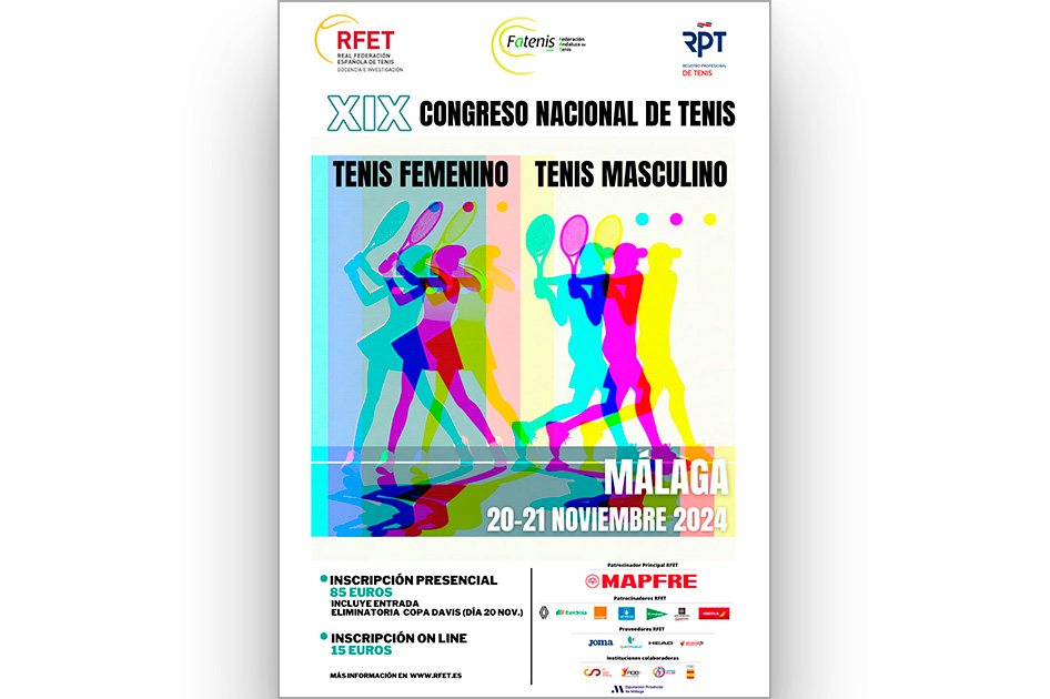 El Congreso Nacional de Tenis repite en Málaga durante las Finales de BJKC y Copa Davis El Congreso Nacional de Tenis repite en Málaga durante las Finales de BJKC y Copa Davis