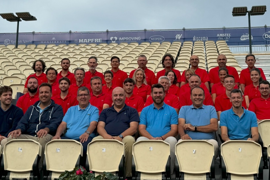 Equipo arbitral en el ATP Challenger de Valencia Equipo arbitral en el ATP Challenger de Valencia