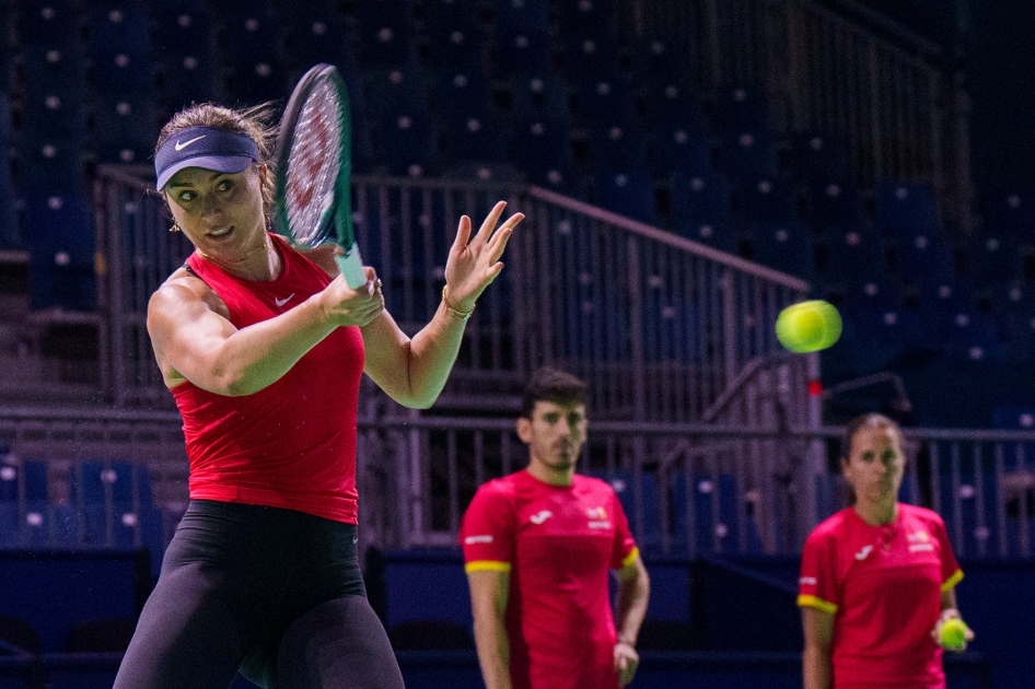 La Selección Española MAPFRE de Tenis ya prepara las Finales de BJKC en Málaga La Selección Española MAPFRE de Tenis ya prepara las Finales de BJKC en Málaga