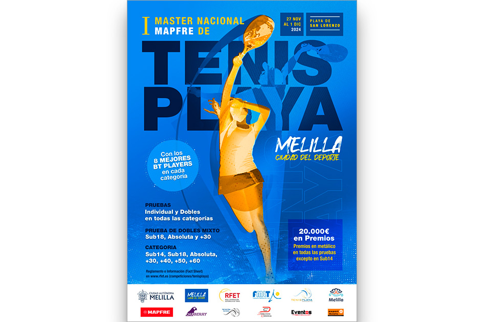 Melilla acoge la primera edicin del Mster Nacional MAPFRE de Tenis Playa