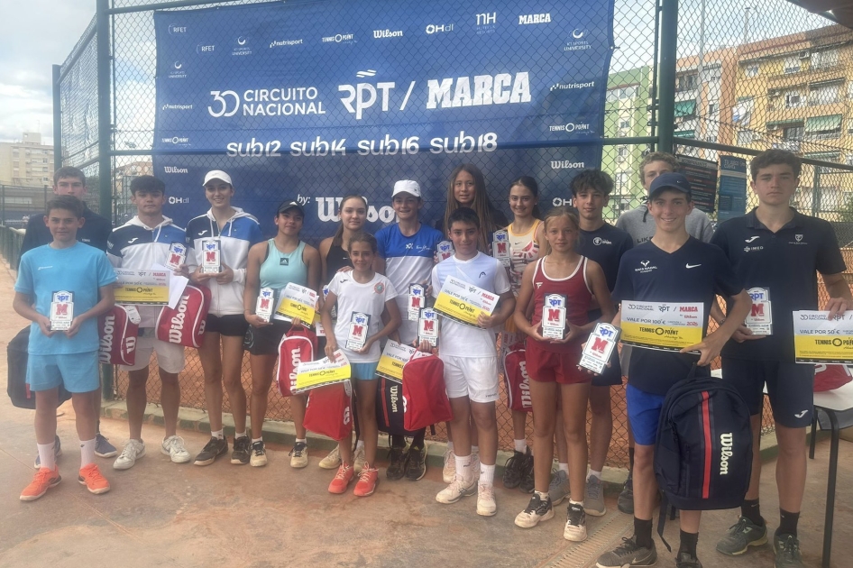 Éxito en el Valencia Tennis Center del 30º Circuito RPT - Marca by Wilson Éxito en el Valencia Tennis Center del 30º Circuito RPT - Marca by Wilson