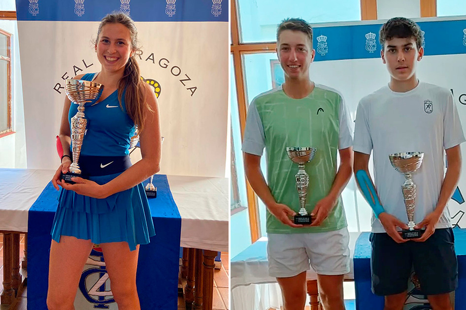 Celia Ansón y Jorge Martínez Vásquez dominan el internacional júnior de Zaragoza Celia Ansón y Jorge Martínez Vásquez dominan el internacional júnior de Zaragoza