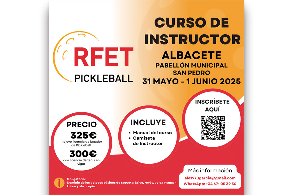 Albacete acoge un nuevo curso de instructor de Pickleball-RFET Albacete acoge un nuevo curso de instructor de Pickleball-RFET