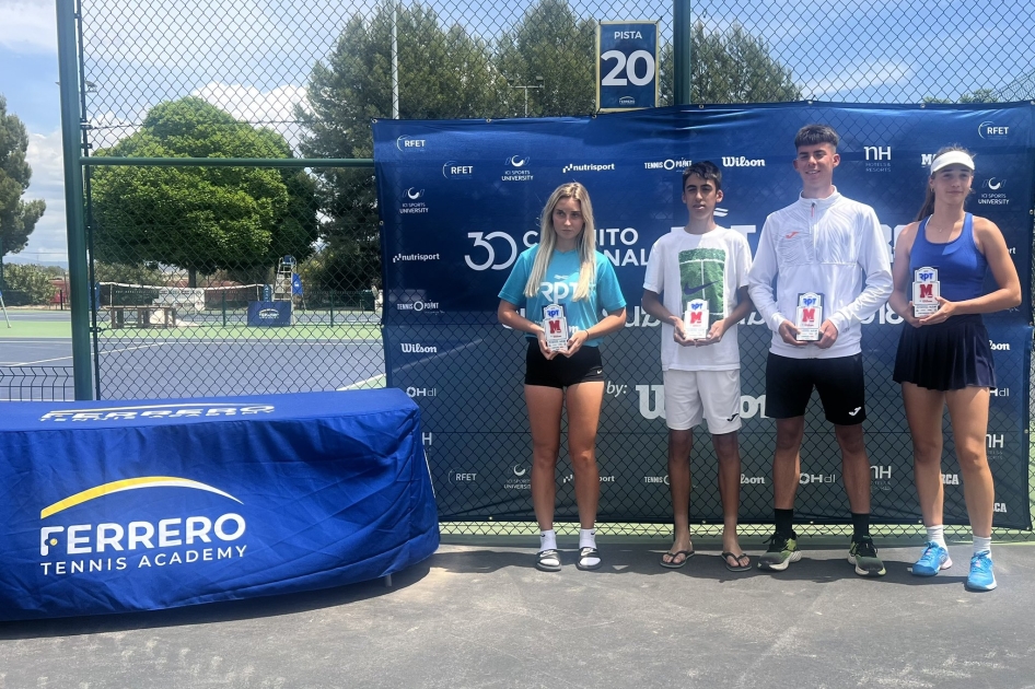 Éxito en Ferrero Tennis Academy del 30º Circuito Nacional RPT - Marca by Wilson Éxito en Ferrero Tennis Academy del 30º Circuito Nacional RPT - Marca by Wilson