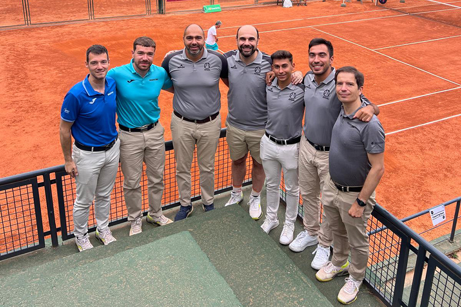 Equipo arbitral en el X ITF femenino del Club de Tenis Chamartín Equipo arbitral en el X ITF femenino del Club de Tenis Chamartín