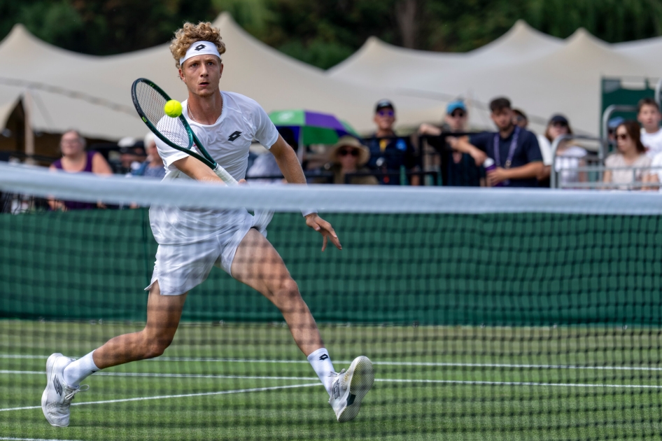 Martín Landaluce se queda a las puertas del cuadro final de Wimbledon Martín Landaluce se queda a las puertas del cuadro final de Wimbledon
