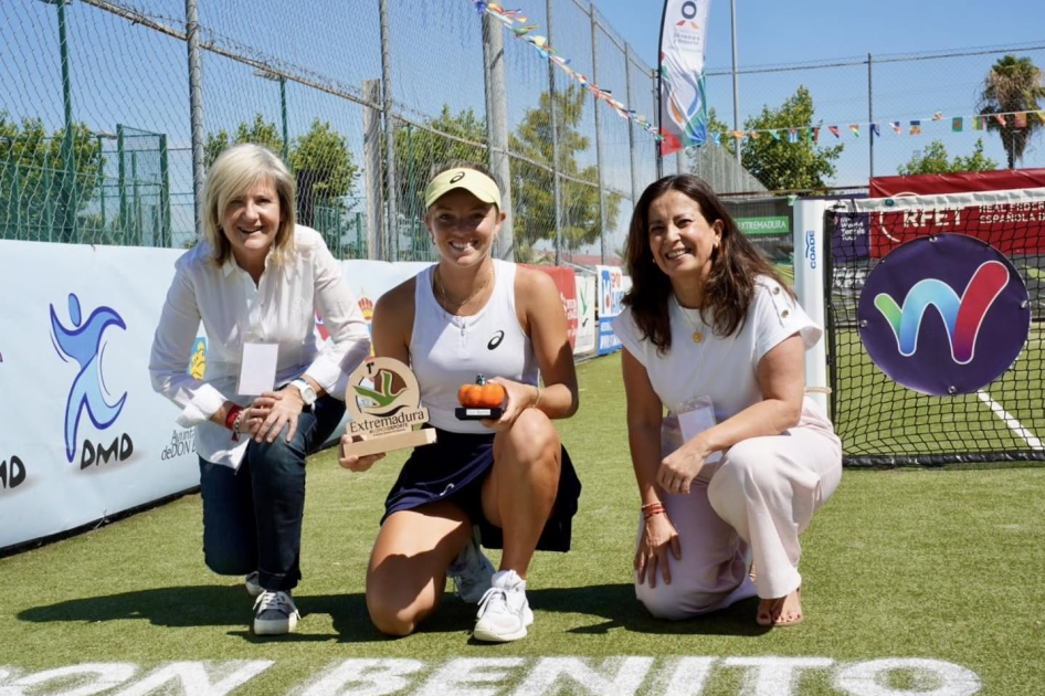 El internacional femenino de Don Benito acaba en manos de la británica Katie Swan El internacional femenino de Don Benito acaba en manos de la británica Katie Swan