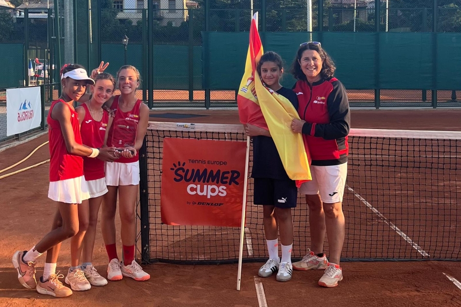 La Seleccin Espaola Iberdrola de Tenis se clasifica para la fase final del Europeo Sub'12