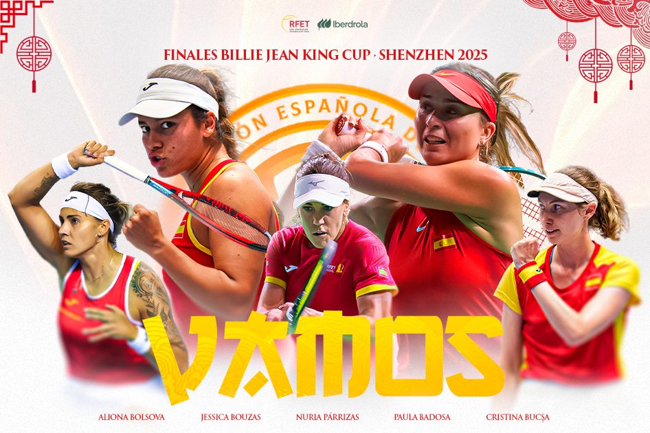 Nuria Prrizas completar la Seleccin Espaola Iberdrola de Tenis en las Finales de la Billie Jean King Cup en Shenzhen