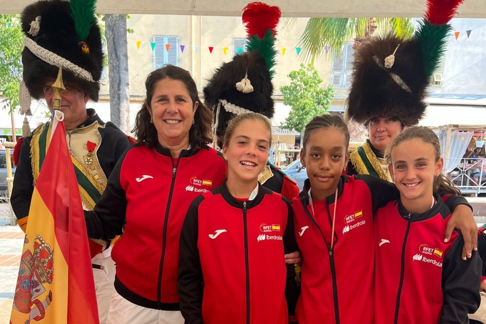 Sptimo puesto de la Seleccin Espaola Iberdrola de Tenis en el Europeo Sub'12
