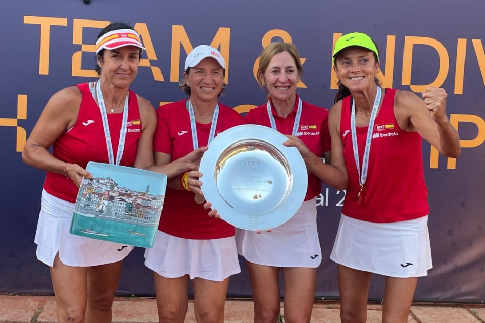 La Seleccin Espaola Iberdrola de Tenis se proclama Campeona del Mundo +50 por primera vez