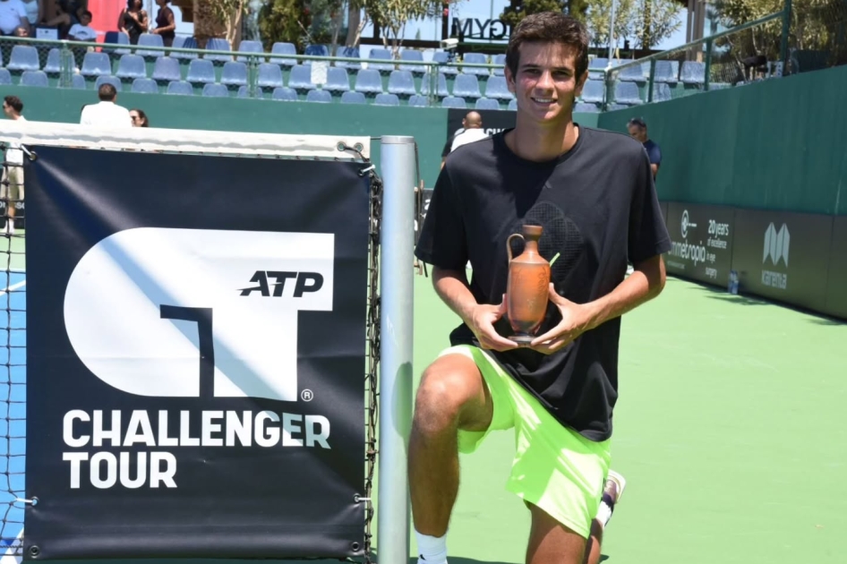Rafael Jdar conquista su primer ttulo ATP Challenger en Grecia
