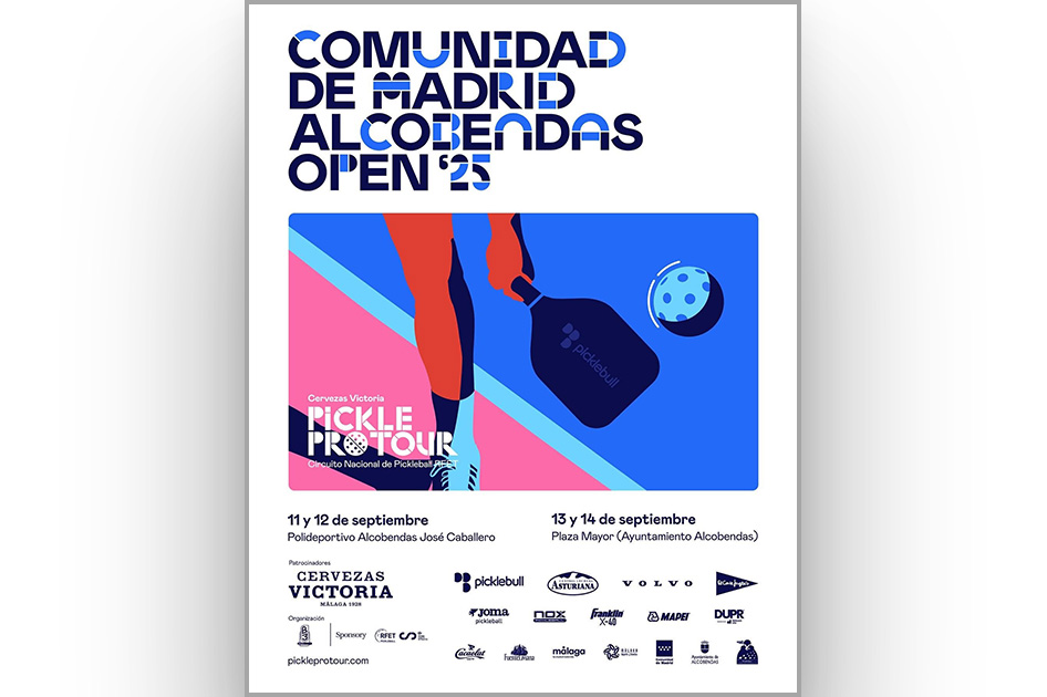 La segunda prueba del Pickle Pro Tour by Cervezas Victoria aterriza en Alcobendas