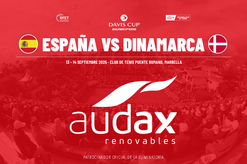La Copa Davis Espaa vs Dinamarca en Marbella contar con la energa de Audax Renovables