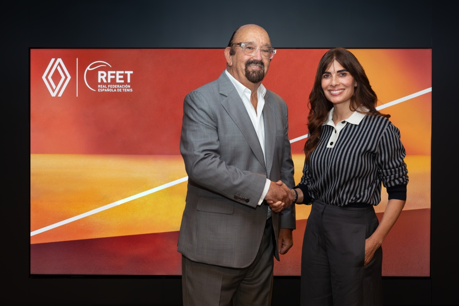 Renault y la RFET renuevan su alianza para electrizar el tenis espaol