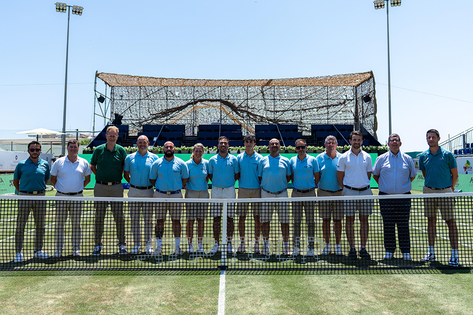 Equipo arbitral en el ATP 250 de Mallorca Equipo arbitral en el ATP 250 de Mallorca