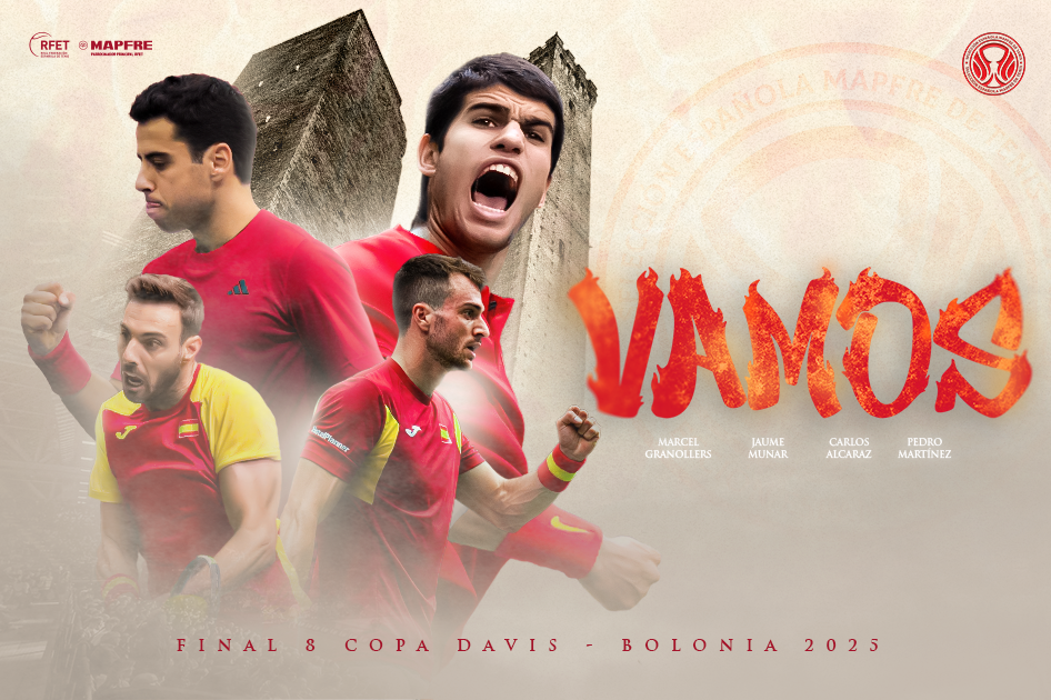 Alcaraz, Munar, Martínez, Granollers y un quinto jugador, disputarán la Final 8 de Copa Davis en Bolonia Alcaraz, Munar, Martínez, Granollers y un quinto jugador, disputarán la Final 8 de Copa Davis en Bolonia