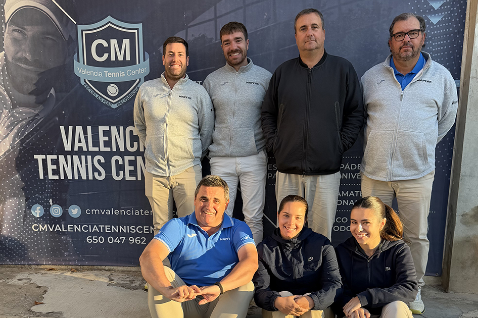 Equipo arbitral en el ITF Masculino de Valencia
