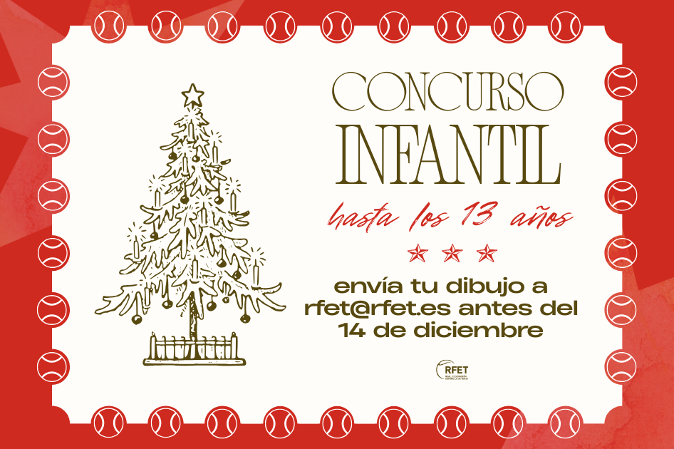 Abre el concurso infantil de dibujo para la Postal de Navidad de 2025 de la RFET
