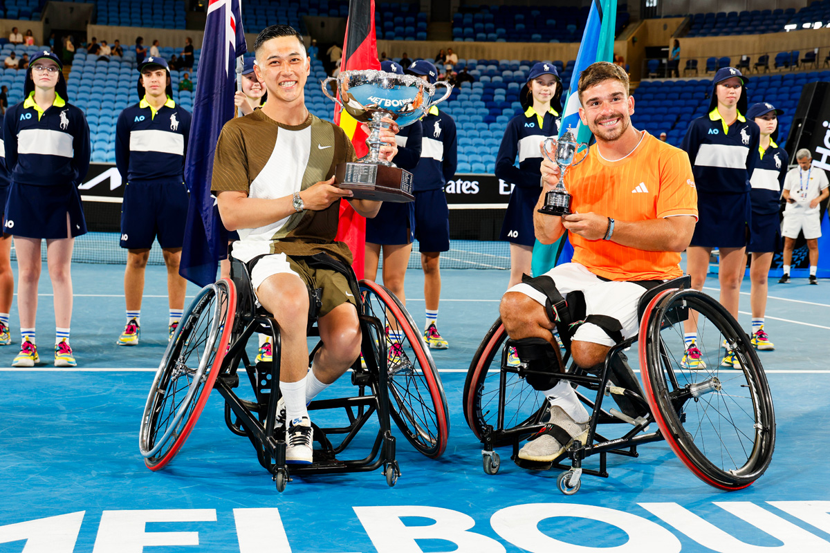 De la Puente alcanza su segunda final de Grand Slam en Australia y Caverzaschi en dobles