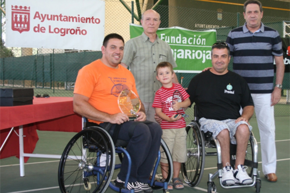 Victoria de Rubn Prez en el X Open de la Rioja de Tenis en Silla de Ruedas