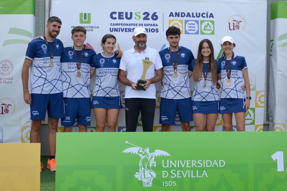 Pablo P�rez y Alba Rey, Campeones de Espa�a Universitarios en Sevilla con t�tulo para la Universidad de Granada 