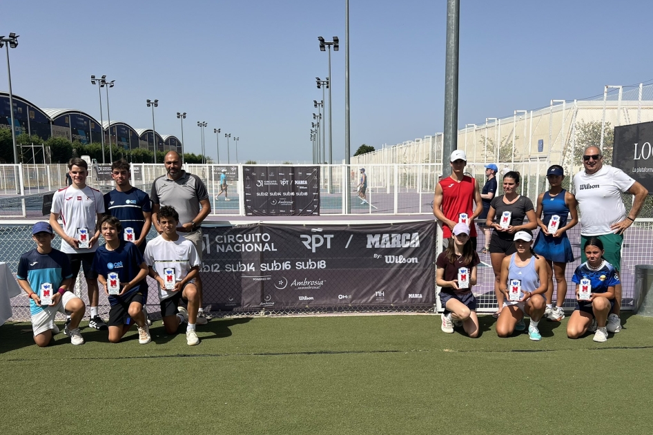 �xito en Madrid del Circuito RPT - Marca by Wilson Sub12, Sub14 & Sub18