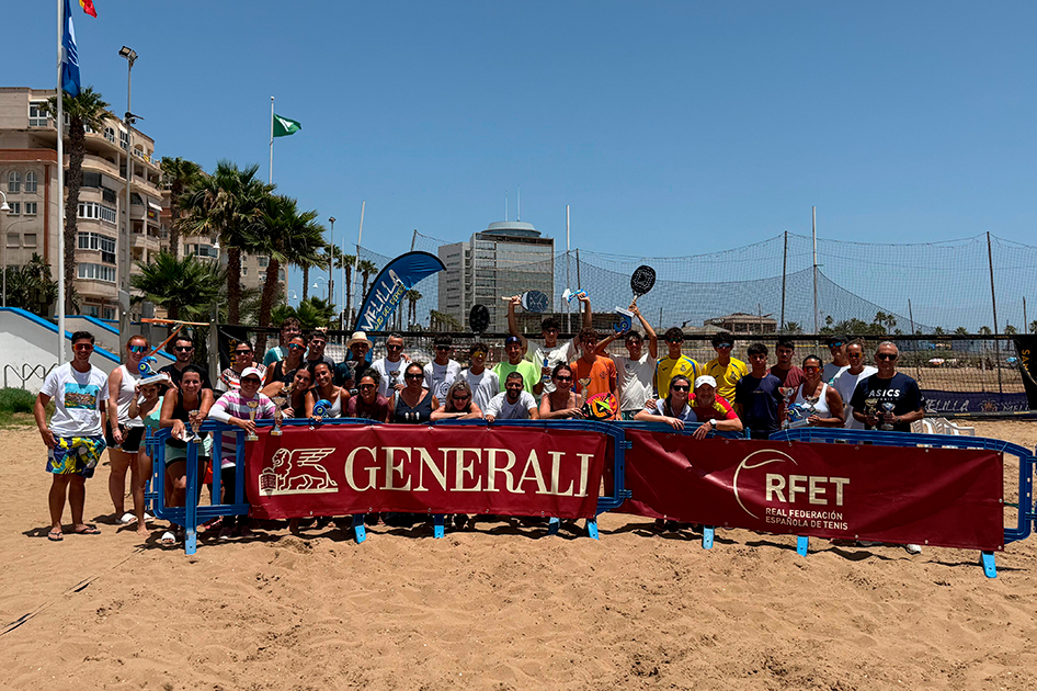 Melilla acoge la quinta prueba del Circuito Nacional de Tenis Playa