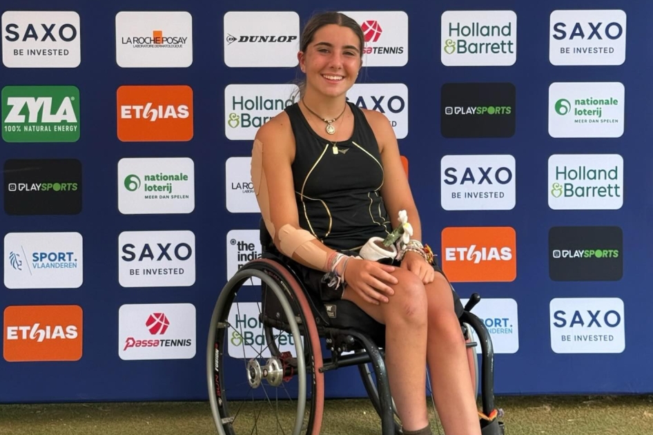 Carmen Lobo alcanza la final del torneo j�nior de tenis en silla de Leuven