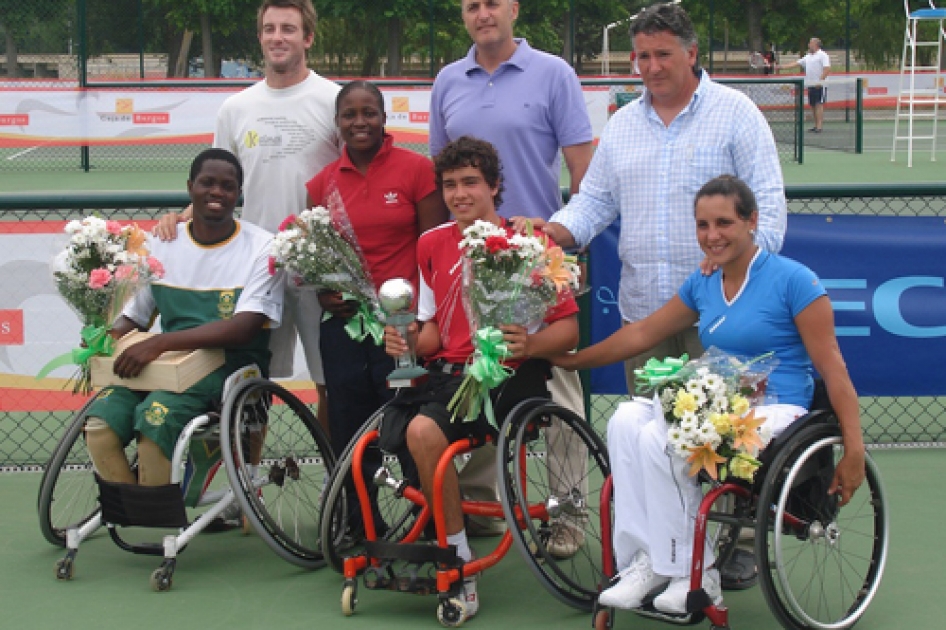 Primera final internacional de Daniel Caverzaschi en el Memorial Oliver Puras de tenis en silla