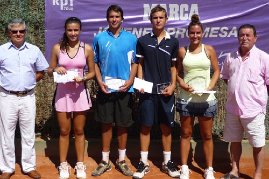 Adam Sanjurjo y Cynthia Del Rey se llevan el torneo nacional cadete Marca de Elche