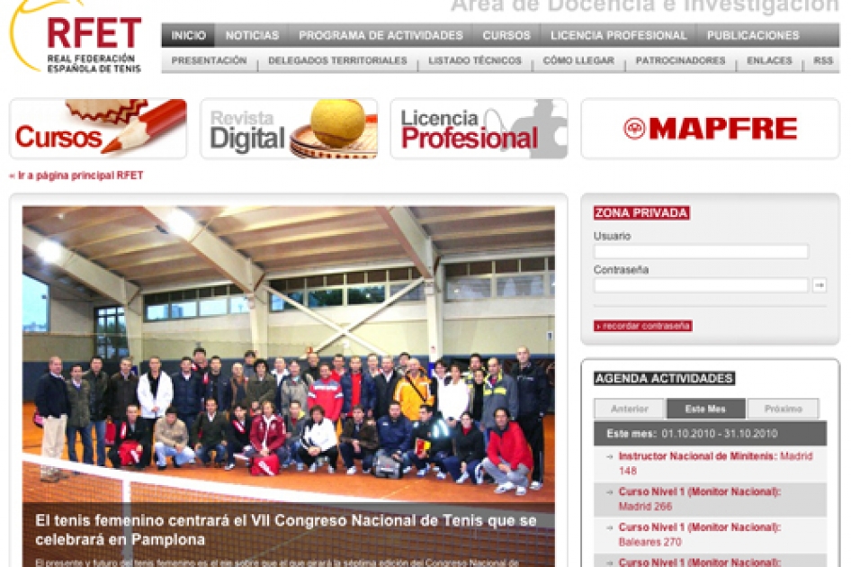 El Área de Docencia e Investigación de la RFET estrena web con nuevos recursos exclusivos El Área de Docencia e Investigación de la RFET estrena web con nuevos recursos exclusivos